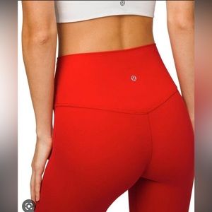 Lululemon Red Aligns 25”